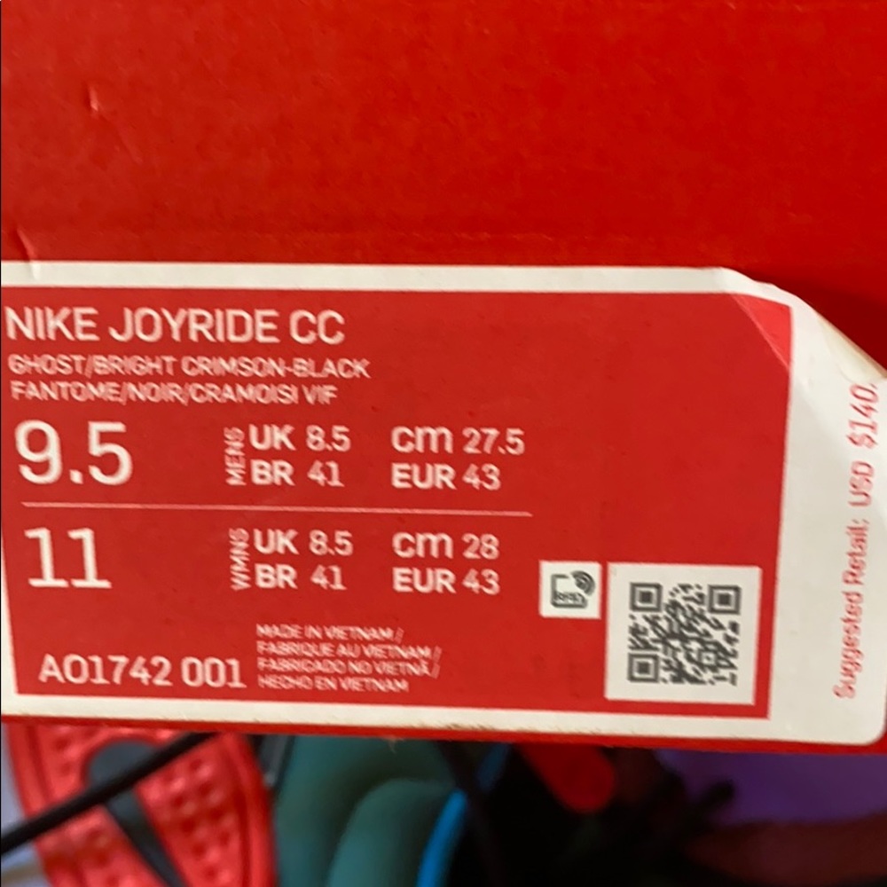 Nike Joyride CC men’s Ghost Bright Crimson Black - Picture 8 of 10